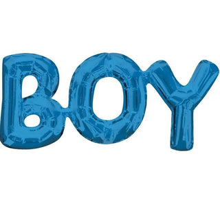 Blue Boy Balloon Banner | Boy Baby Shower Decorations