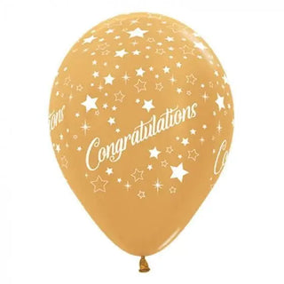 Gold Congratulations Balloons | Congratulations Decorations