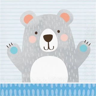 Little Bear Napkins | Baby Shower Supplies NZ