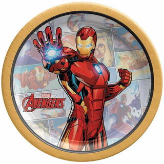 Marvel Avengers Iron Man Plates | Avengers Party Supplies NZ