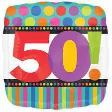 50th Foil Balloon | 50th themes and supplies