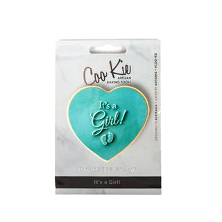 Coo Kie | It's a Girl Embosser Stamp | Baby Shower Supplies