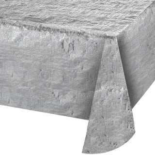 Silver Opal Tablecover | Silver Party Supplies