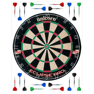 Dart Board Edible Cake Image | Darts Party Supplies NZ