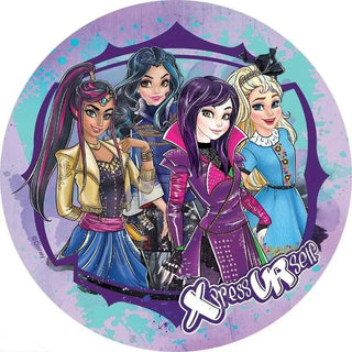 Descendants Edible Cake Image