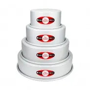 Fat Daddio's | set of 4 round cake tins | baking supplies