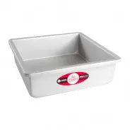 Fat Daddio's | 9" x 3" square cake tin | baking party supplies