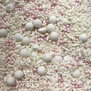 Diamonds & Pearls Sprinkle Medley | Pink Party Supplies