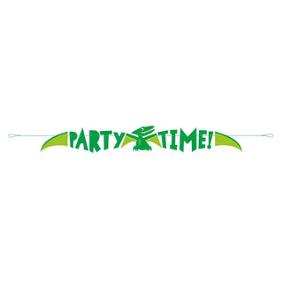 Sims | dinosaur party time banner | dinosaur party supplies