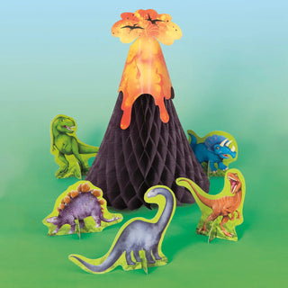 Dinosaur Volcano Centrepiece | Dinosaur Party Supplies