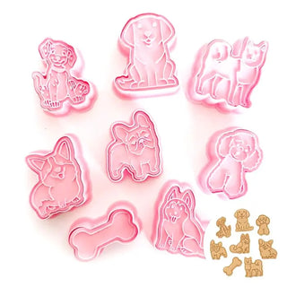 Bake Boss | Dog Plunger Cutter Set | Dog party supplies NZ