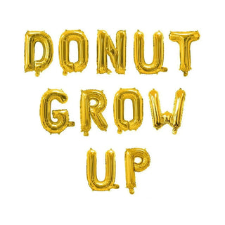 Donut Grow Up Balloons | Donut Party Supplies