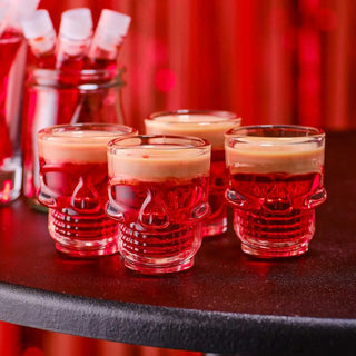 Ginger Ray | Halloween Skull Party Shot Glasses | Halloween Party Supplies NZ