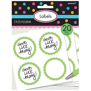 Green Labels | Green Party Supplies