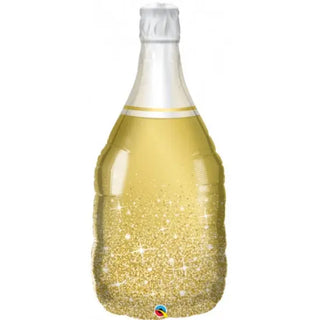 Anagram | Bubbly Wine Bottle Gold SuperShape Foil Balloon