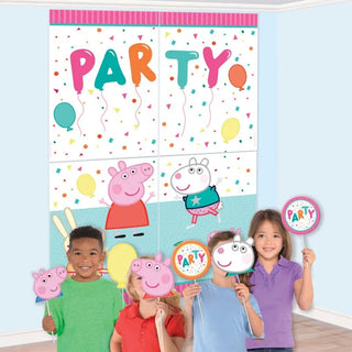 Peppa Pig Confetti Scene Setter | Peppa Pig Party Supplies