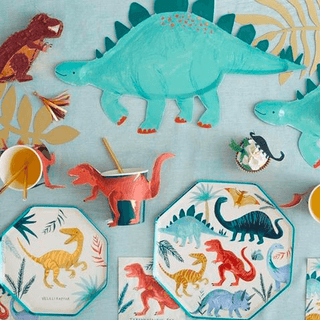 Deluxe Meri Meri Dinosaur Party Pack for 8 - SAVE 25%