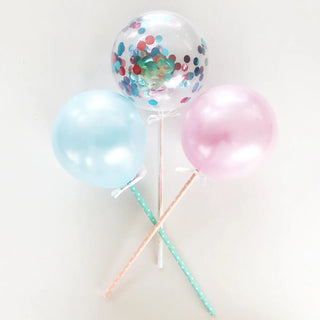 Gender Reveal Balloon Cake Topper Set | Gender Reveal Party Theme & Supplies |