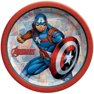 Marvel Avengers Captain America Plates | Avengers Party Supplies