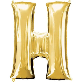 Anagram Gold Jumbo Letter Foil Balloon - H