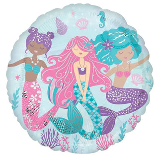 Shimmering Mermaid Foil Balloon | Mermaid Party Supplies
