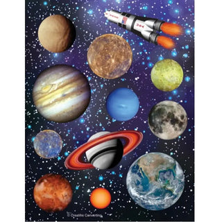 Creative Converting | Space Blast Stickers | Space Party Theme & Supplies