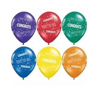 Qualatex | Congrats Way to Go Balloon