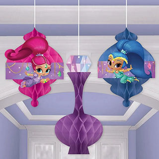 Shimmer and Shine Honeycomb Decorations | Shimmer and Shine Party