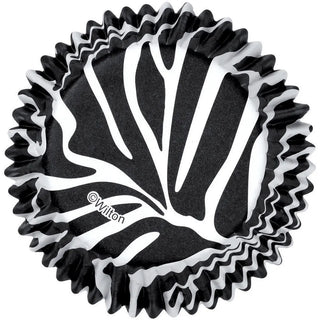 Wilton | Zebra print cupcake papers | Jungle & Safari party supplies