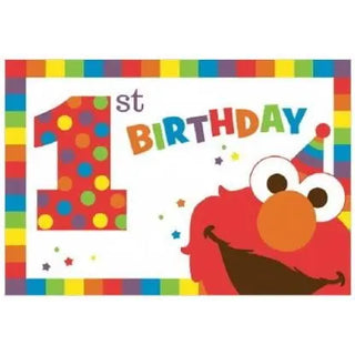 Amscan | Elmo Turns One Invitations | Sesame Street Party Theme & Supplies