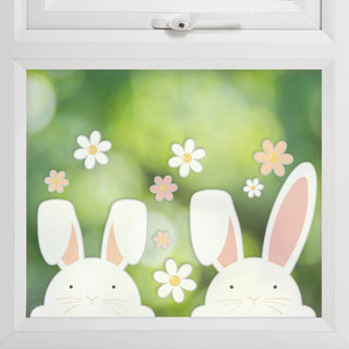 Ginger Ray | Bunny Easter Window Stickers | Easter Decorations NZ