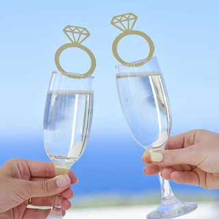 Ginger Ray | Engagement Party Ring Drink Topper Decorations | Engagement Party Supplies NZ