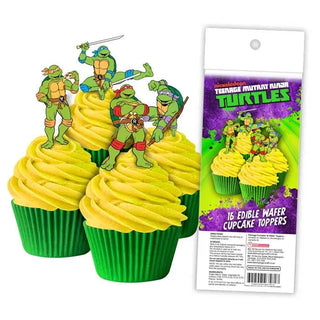 Teenage Mutant Ninja Turtle Edible Wafer Toppers | TMNT Party Supplies