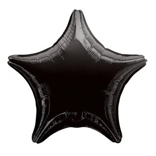 Anagram | Metallic Black Star Foil Balloon |