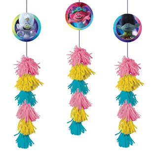 Trolls World Tour Dangling Decorations | Trolls Party Supplies