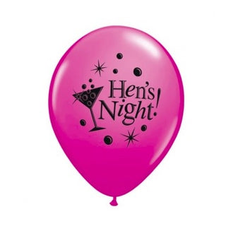 Hens Night! Bubbly Champagne Balloon - 6 pack - LAST ONE