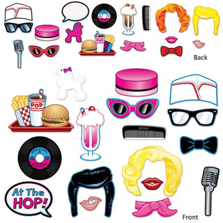50's Photo Props | Rock and Roll Photo Props | 50's Party Supplies