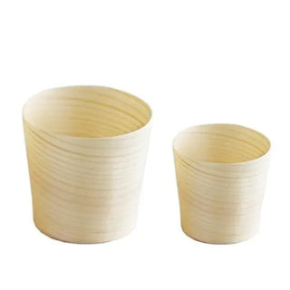 Wooden Serving Cups | Eco Party Theme & Supplies