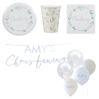 Ginger Ray Christening Essentials - 38 Pieces - SAVE 10%