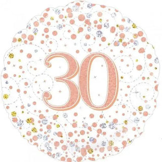 Rose Gold 30th Birthday Balloon | 30th Birthday Party Supplies