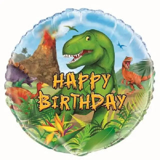 Prehistoric Dinosaur Happy Birthday Foil Balloon | Unique