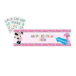 Amscan | minnie mouse banner | Minnie mouse party supplies