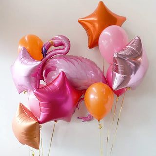 Flamingo Designer Foil & Latex Balloon Bouquet