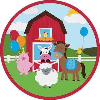 Farmhouse Fun Edible Cake Image | Farm Party Supplies