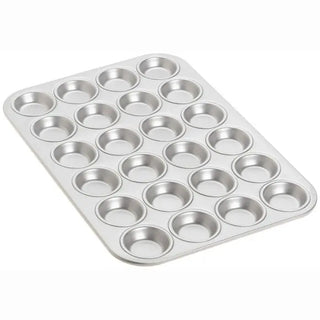 Fat Daddio's | Fat Daddio's Mini Muffin Pan - 24 Cavity | Cake Making Supplies 