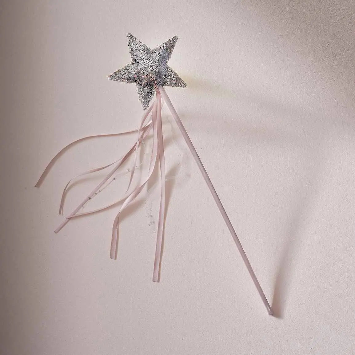 Ginger Ray Pink & Silver Sequin Star Fairy Wand NZ – Build a 