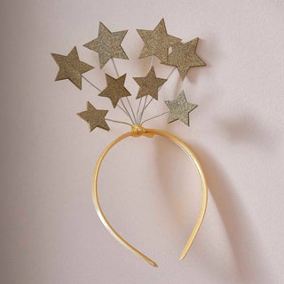 Ginger Ray | Gold Star Christmas Headband | Christmas Costumes NZ