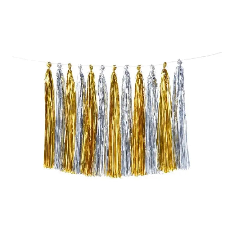 Foil clearance tassel garland