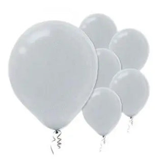 Amscan | Value Balloons Pack of 15 - Metallic Silver 