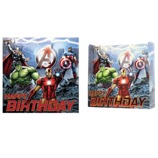 Avengers Birthday Card - Paper Pop up Card | Avengers Party Theme & Supplies